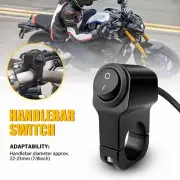 Motorcycle 7/8" Handlebar ON OFF Switch Headlight Fog Spot Light Push Button