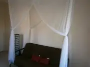 OctoRose 4 poster Twin size bed canopy mosquito net purple, pink, or white