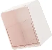 SOESFOUFU Cosmetic Balls Holder Double Compartment Cotton Pad Storage Box Reusable Dispenser Container for Easy Organization of Essentials Convenient Dressing Table