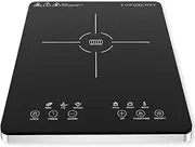 [EuroChef] Induction Cooktop, 2000W, 9 Heat Levels, Fast Electric Portable Cooker, Touch Controls