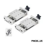Precision Cross Mini Manual Sliding Table Linear Rail X/Y Axis Platform pe66