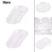 30XPlastic Coin Box Capsule Case For Silver Eagle 1oz Coin Round Decoration Pack