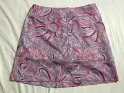 Adidas ClimaCool Skort Women's Size 0 Purple Floral Print Stretch NWT