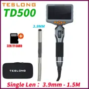 TESLONG TD500 Endoscope Inspection Camera 3.9MM Lens with Articulating Borescope