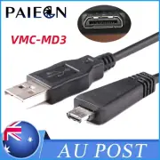 VMC-MD3 Type 3 USB Data Sync Charger Cable for Sony Cyber-Shot DSC-HX7V HX9V AU