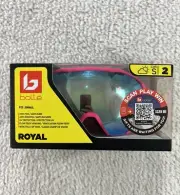 Bolle Royal Ski Snowboard Goggles Pink Blue Azure Mirror Lens S2 Junior Small