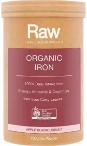 Amazonia Raw Raw Organic Iron Apple Blackcurrant 200g