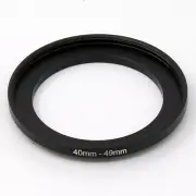 M40 40mmx0.75 to M49 49mmx0.75 Thread 40-49 Camera Lens Adapter Ring