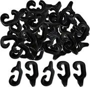 Whtkoph 40 Pack Crate Door Buckles, Wire Clamps, Versatile Connector for Pet Cage, Organizer Box, Puppy Crate, Enclosures