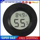 Digital LCD Thermometer Hygrometer Electronic Temperature Meter (Black)