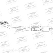 Redback Cat Conv Bolt On to suit BMW 523I E39 5/96> - C1870