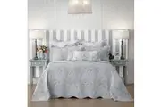 Bianca Florence Grey Bedspread Set King Single