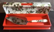 Portmeirion The Holly and the Ivy Cake Slice/Server Slicer New in Box 10.5"