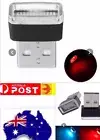 Car Interior Usb Night Light LED Neon Atmosphere Ambience Lamp Projector Red