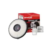 Ryco Oil Air Fuel Filter Service Kit for Mitsubishi Lancer CB 09/1990-11/1991