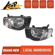 Pair LH+RH Headlights Lamp For Mitsubishi Triton Ute MN 2009~2015 GL GLX (for: Mitsubishi)
