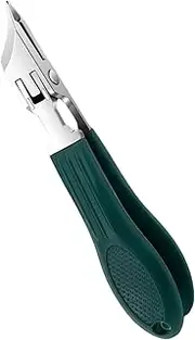 Slanted Nail Clippers, Thick Toenails Trimmer, Heavy-Duty Ergonomic Splash-proof Nail Clippers for Salon, Travel, Home, Men Toddler Women