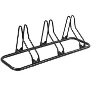CD Bicycle Floor Type Adjustable 3 Bike Parking Rack Stand - for MTB Road Bikes