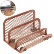 Metal Information Rack Delicate Book Work Office Magazine Folder Holder Desktop