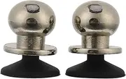 Angoily 2pcs Mini Game Joystick Strong Suction for Phone Tablet Metal Joysticks for Mobile Game Assistant