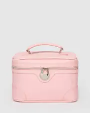 Pink Cosmetic Case Set