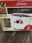 NEW Sunbeam Rocket Grill Model RG72T -72 Parchment