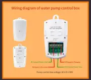 Ultrasonic Liquid Level Sensor Water Tank Depth Gauge with Temperature Display