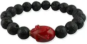 Topmall Anime Berserk Behelit Resin Bracelet,Crimson Behelit bracelets,1997 Guts Griffith Berserk Egg Of King Bracelet Resin Pendant Cosplay Jewelry Gift