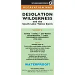 MAP DESOLATION WILDERNESS AND THE SOUTH LAKE TAHOE BASIN: RECREATION MAP