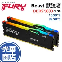 在飛比找蝦皮購物優惠-Kingston 金士頓 獸獵者 DDR5 5600 16G