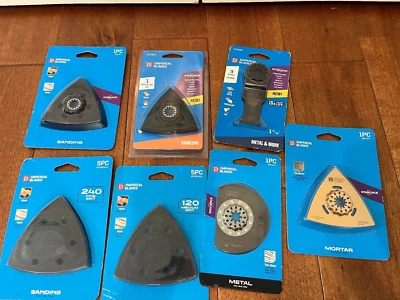 Imperial Blades Starlock Oscillating blade lot Sanding Mortar metal cutting