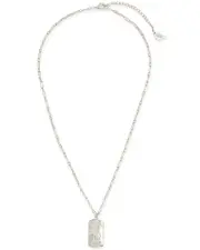 Sterling Forever Scorpio Constellation Dog Tag Necklace