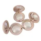 Round Blush Empty Box With Mirror Eyeshadow Container Highlighter Makeup Box