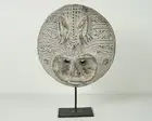 Round Mask of Timor, Primitive, Wall Decor, Wood Carving, Statue, Friend Gift