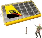 Tackle Box Organizer - Leakproof Angling Lures Storage,Portable Fishing Tackle Box for Lure and Angling Gear Accessories