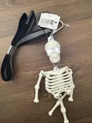 BATH & BODY WORKS Wearable Glow In The Dark Skeleton Lanyard & Keychain New