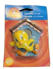NEW Vtg 1998 WILTON Looney Tunes TWEETY Bird Birthday Cake CANDLE Retired NIP