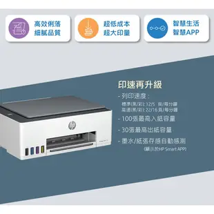 HP 惠普 Smart Tank 520 多功能連供事務機 印表機