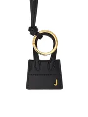 Jacquemus Mini Chiquito Keyring in Black
