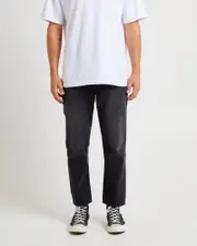 Spencer Relaxed Tapered Denim Jeans Casanova Blk