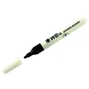 Black Whiteboard Marker Pens Bullet Tip Pack of 10 WB15 804032