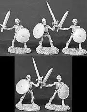 Reaper Dark Heaven Legends 06053 SKELETONS WITH SWORDS/SHIELDS (5)