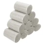 10 Rolls Latch Hook Yarn Yarn Precut Hook Rugs Yarn Crochet Light Grey