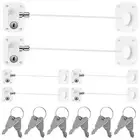 10/6Pcs Freezer Lock Child Proof Refrigerator Lock with Key Self Adhesive GoOUO