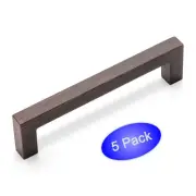 *5 Pack* Cosmas Cabinet Hardware Oil Rubbed Bronze Handle Pulls #14777-96ORB