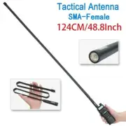 Tactical Antenna SMA-Female Dual Band VHF UHF 144/430Mhz For Baofeng UV-5R UV82