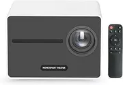 Projector Wirel Portable Movie Projectors 170inches Display Same Screen Technique Mirroring Function Keystone Correction Built-in Speaker for Music/e-Book/Picture with USB/Multimedia