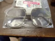 NEW MAGNIVISION BIFOCAL +2.00 GOLD FRAME "BART" READERS