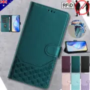 For Samsung S25 S24 FE S23 S22 S21 S20 Ultra Plus Case Flip Leather Wallet Cover