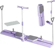 Gihioue Ski Machine,Split Home Skiing Exerciser | Ski Machine Total Body Slimming Trainer for Indoor Cardio Pilates Yoga Rehabilitation Gym Apartment Fitness